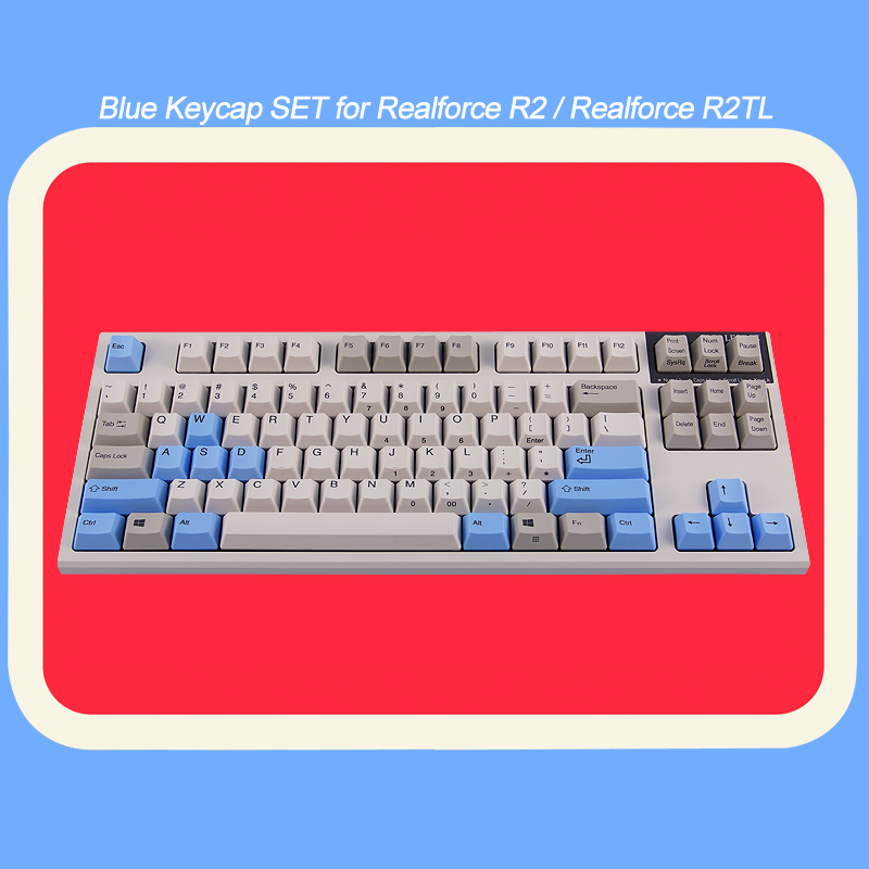 Realforce R2&R2TL 호환 Blue 포인트 키캡 SET